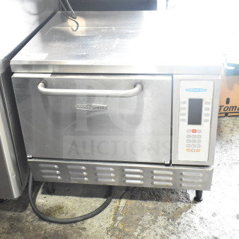 Turbochef NGC rapid cook oven, stainless steel, electric, 208/240V, digital controls, countertop design, commercial use.