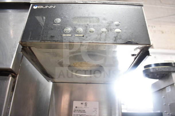 2019 Bunn IC3-DBC iced tea machine, commercial countertop model, stainless steel, digital controls, 120/208V, 1 phase.