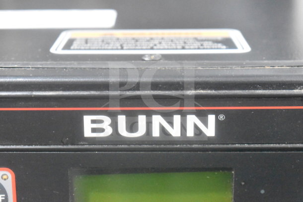 Bunn ITCB-DV Commercial Iced Tea Machine, countertop model, 120 volts, 1 phase, featuring prominent Bunn logo.