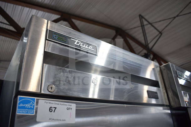 2022 True T-19F-HC commercial freezer, stainless steel, Energy Star certified, on casters, 115V, single door.