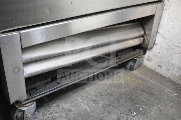 2022 True T-19F-HC commercial freezer on casters, stainless steel, 115V, 1 phase, single door, used condition.