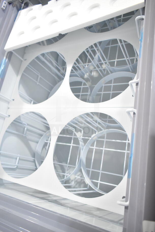 KoolMore KM-ICD-71SD ice cream freezer, 12-tub capacity, sliding glass door, brand new with minor scratches, 20 cu. ft.