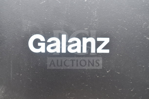 Galanz GLR33MBKE23 Mini Cooler, 120V, 1 Phase, black finish, brand logo on display.