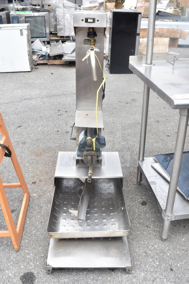 Pitco Frialator Shortening Shuttle, 115/230 Volts, stainless steel, moderate wear, visible branding label.