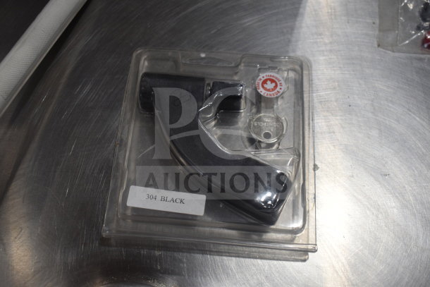 10 items including a black handle, scraper, support rod assembly; labeled "304 BLACK," "Made in Canada." 600IB1918S parts.
