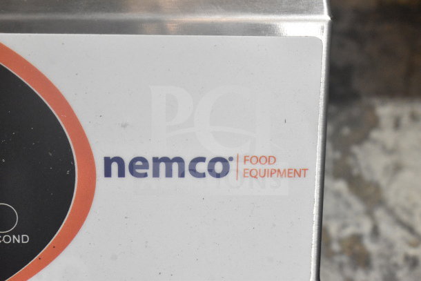 Nemco 7030A Commercial Countertop Waffle Maker, 120V, 1 Phase. Nemco Food Equipment logo visible.