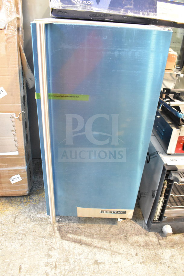 Brand new Hoshizaki AM-50BAK undercounter ice machine, 54 lb. capacity, 27 lb. bin, 115V. Scratch and dent condition.