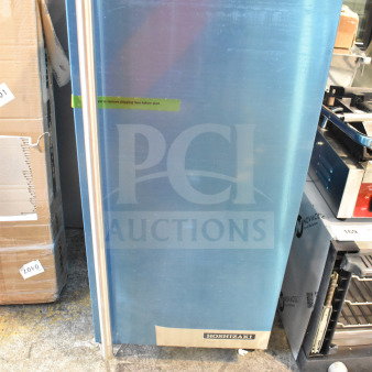 Brand new Hoshizaki AM-50BAK undercounter ice machine, 54 lb. capacity, 27 lb. bin, 115V. Scratch and dent condition.