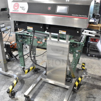 2020 Enercon LM5431-T07 Super Seal Max Induction Cap Sealer, 208/240V, 3 Phase, floor style, sturdy metal frame.