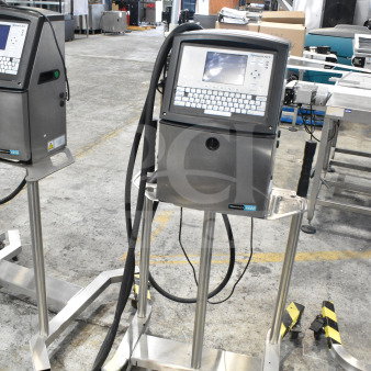 Videojet 1620 Inkjet Printer, floor model, stainless steel, voltage 100-120/200-240, 1 phase, excellent condition.