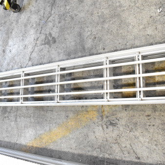 Dorner 32MTEM12 3200 Series Conveyor, metal frame, industrial use, excellent condition, suitable for manufacturing applications.