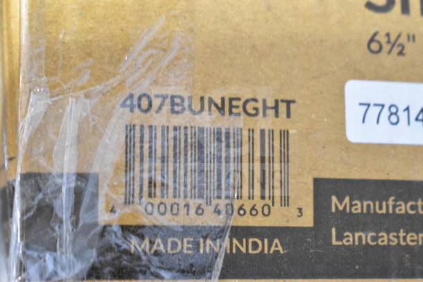 Barcode and label highlighting "407BUNEGHT," "Made in India." Part of 30 various auction items.