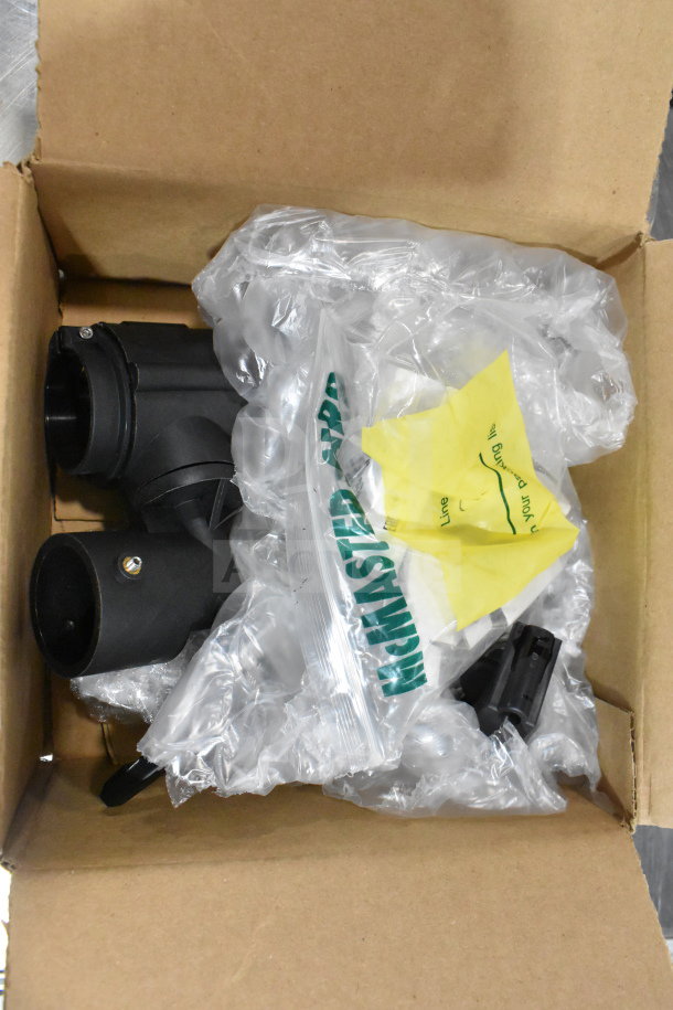 Box of 12 VideoJet items including a printhead mounting, septum assembly, head photo, label sensor, in packaging.
