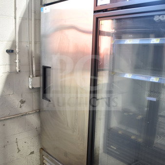 2019 True T-23F-HC commercial single door reach-in freezer, stainless steel, 115V, 1-phase, good condition.