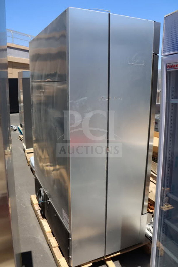 Brand new True T-49DT-HC combination refrigerator/freezer, scratch-n-dent, tested, 54"x29.5"x83.4", 115V, S/N: 11277865.