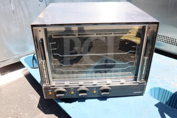 Brand new Vollrath CO4-120HS half-size countertop convection oven, scratch-n-dent, 120V, 12A. Model visible on front.