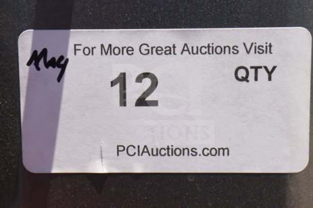 Sticker on Avantco MIX8GY mixer showing "For More Great Auctions Visit PCIauctions.com, QTY 12."