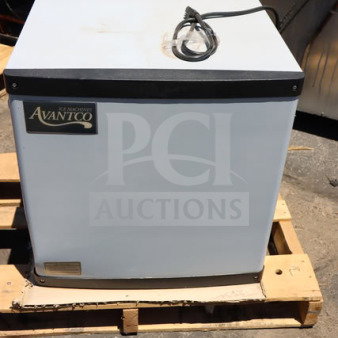 Avantco Ice MC-H-322-A 22" air-cooled ice machine, modular, 350 lb. capacity, scratch-n-dent, new condition.