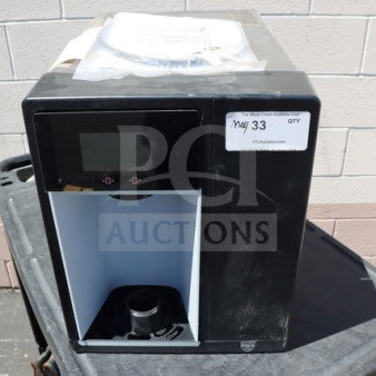 Brand new Follett 7CI114A-IW-NF-ST-00 countertop ice maker, 7 lb. bin, 115V, air-cooled, with visible label and minor scratches.