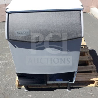 Brand new Ice-O-Matic ICEU220FA ice machine, 24.5" undercounter design, 115V, 238 lb capacity, 70 lb bin, slight scratch-n-dent.