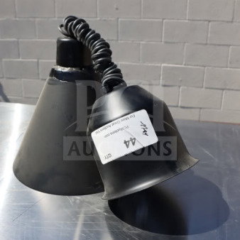 BRAND NEW Hanson Heat Lamps 400-RET-BK retractable ceiling mount, black finish, 115V, 250W, S/N: 986-N.