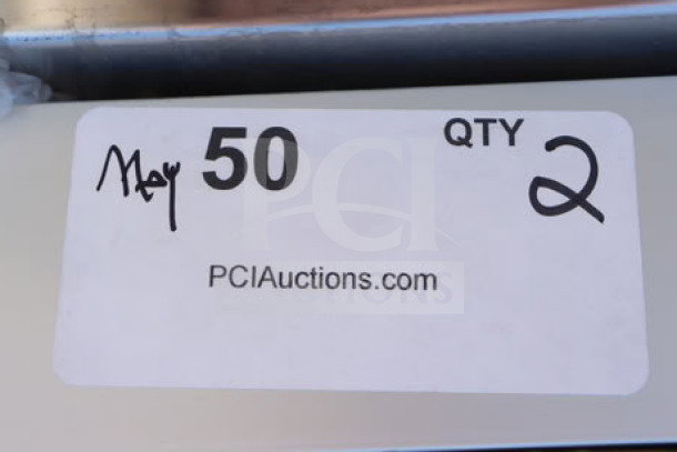Brand new Nemco 6150-48-SL 48" single infrared strip warmer, 208V, 1,220W. Includes on/off toggle controls and lights.