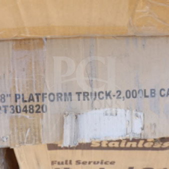 Lavex 36"x24"x35" steel utility cart, model 257SPT304820, new with box, scratch-n-dent condition, fully welded.