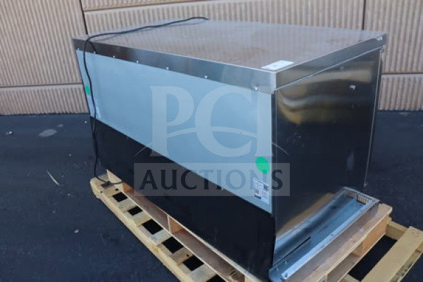 Avantco ZUC-60F-HC 60" undercounter freezer, brand new with scratch-n-dent imperfections, shifted right, 115V, on pallet.