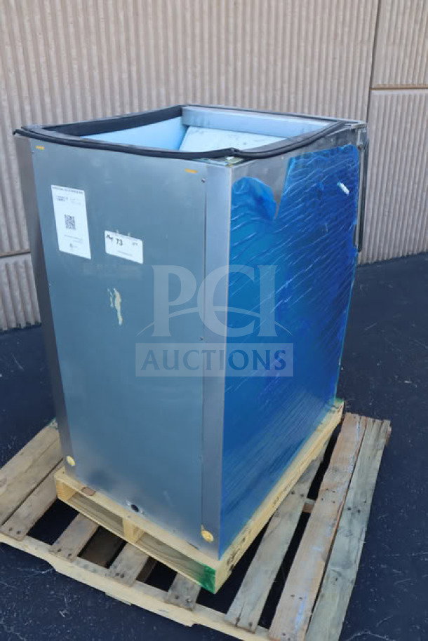 BRAND NEW Hoshizaki B-300SF 22" Ice Storage Bin, stainless steel, 300 lb capacity, minor scratches, in factory wrap, serial Q59054J.