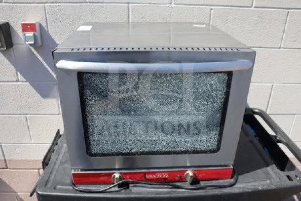 Brand new Avantco CO-28M half-size countertop convection oven, 2.3 cu. ft., scratch-n-dent condition.