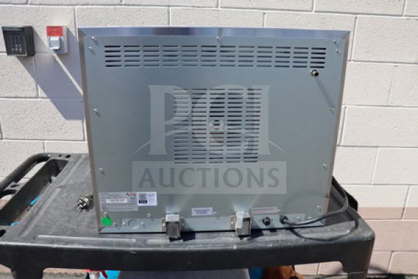BRAND NEW Avantco CO-28M Half Size Convection Oven, 2.3 cu. ft., 208/240V, visible rear panel, serial CO28MC25110127.