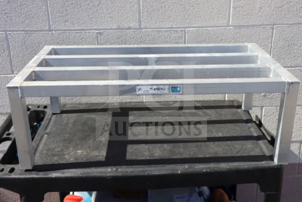 New Age 6000 Series Aluminum Dunnage Rack, 36"x20"x12", 2,000 lb. capacity, Model 6004, brand new, no box.