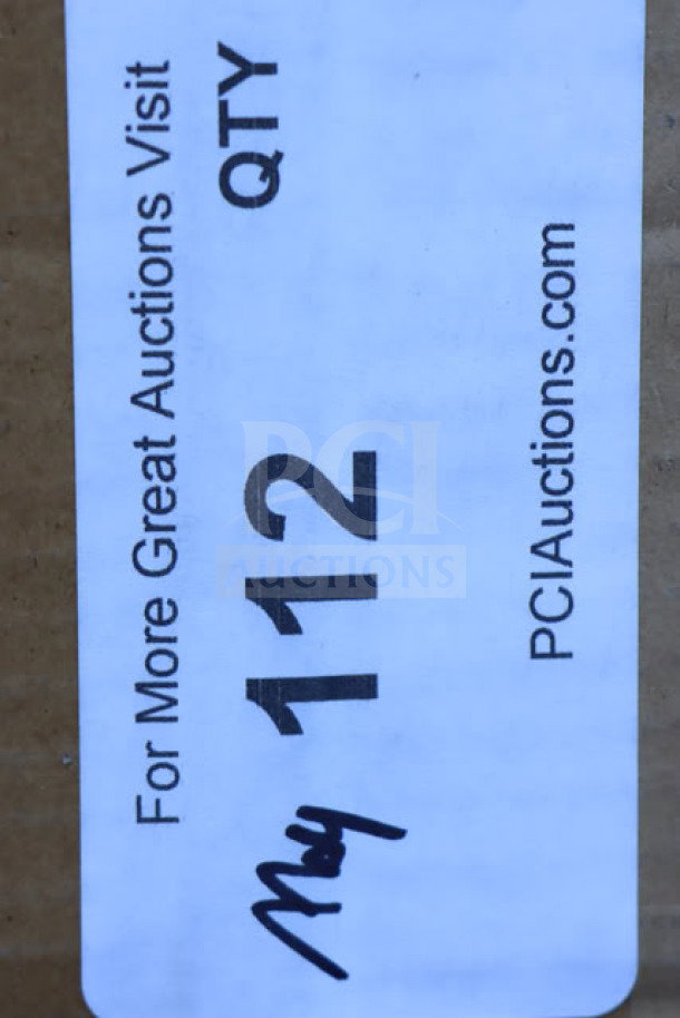 Regency 600IB2136 underbar ice bin, 21"x36", stainless steel, brand new, 119 lb. Packaging is ripped. Visible auction label.