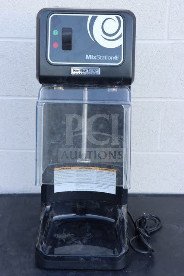 Hamilton Beach HMD880 MixStation drink mixer, brand new, 1/3 HP induction motor, 120V, 576 Watts, scratch-n-dent condition.