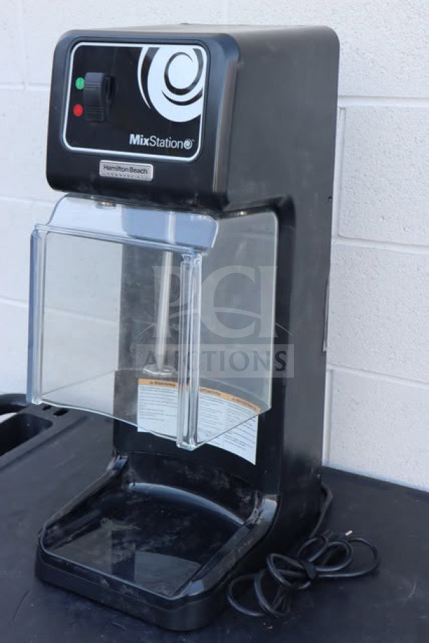 Hamilton Beach HMD880 MixStation drink mixer, heavy-duty, new scratch-n-dent, 1/3 HP induction motor, 120V, 576W.