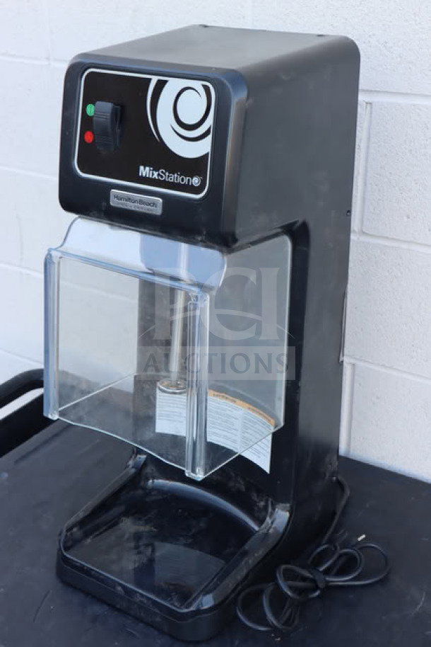 Brand new Hamilton Beach HMD880 MixStation drink mixer, 1/3 HP induction motor, some scratches, 120V, 576W.