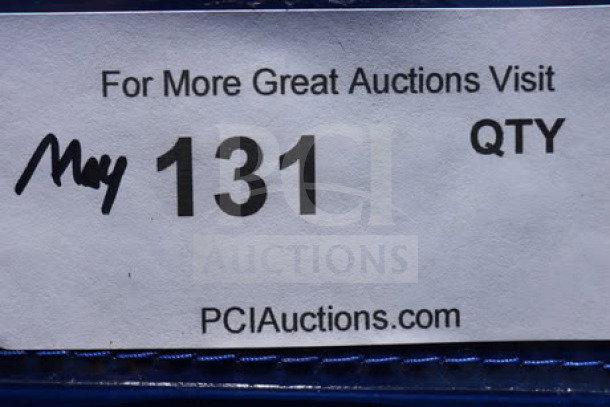 BRAND NEW Bonar Plastics PB55 Dry Ice Box, 55 Cu. Ft., superficial scratches, scuff marks, model 998PB55, auction tag shown.