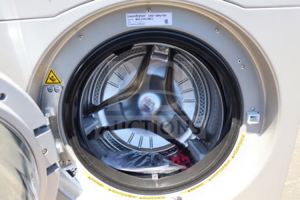 Crossover 3.5 cu. ft. front load electric washer, model WHLFP817C2OPL, brand new scratch-n-dent. 27" commercial unit.