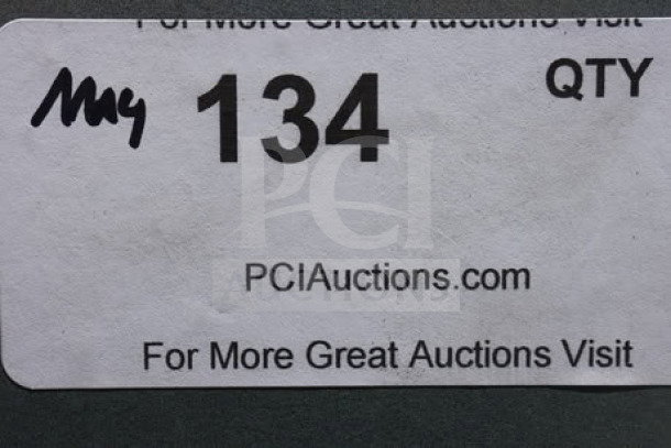 Sticker on item reads "May 134 QTY." and "PCIAuctions.com For More Great Auctions Visit."