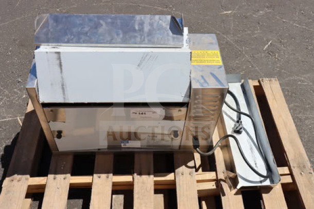 BRAND NEW Avantco BT18H Vertical Contact Conveyor Bun Toaster on pallet, 208/240V, 2800-3200W. Serial: 1001325184BT18H.