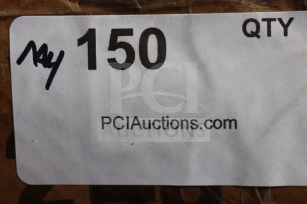 Regency 600PS1248 12" x 48" stainless steel pot rack, new in box, ripped box, wall-mounted with shelf, 18 hooks.
