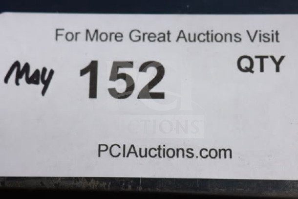 Label displaying auction item number 152 for PCI Auctions.