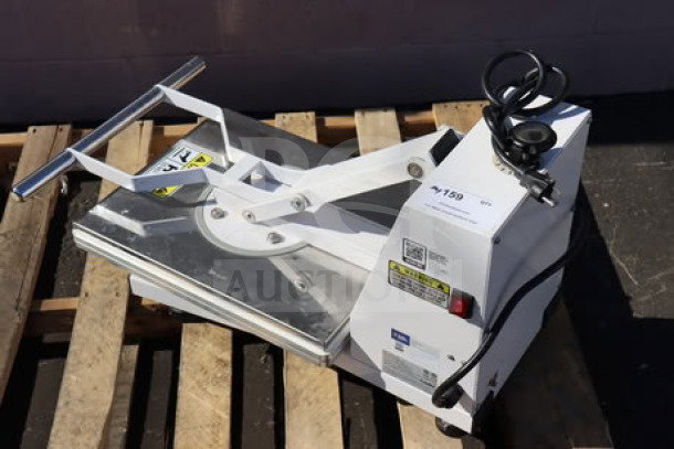 Brand new Estella DPC1620T 16"x20" dual-heat clamshell tortilla press, 240V, 3600W. Model/Serial: 348DPC1620T052300214.