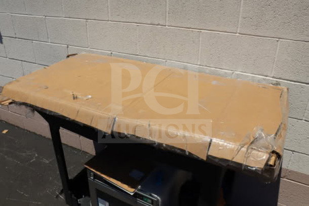 Regency 600RIR16KD 16 Pan Aluminum Rack, unassembled, in torn packaging. May be missing small parts.