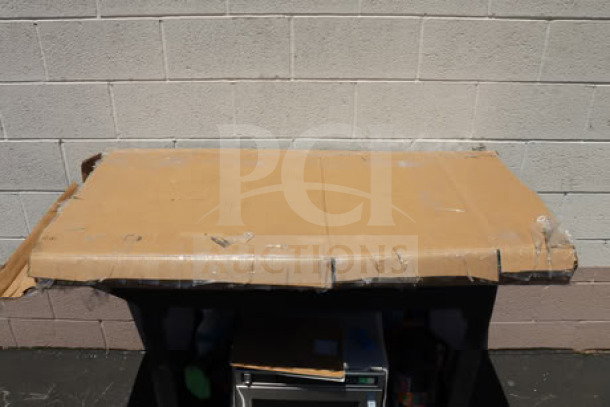 Brand new Regency 600RIR16KD 16 Pan Rack, unassembled in ripped packaging. May be missing small parts.