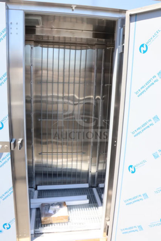 BRAND NEW Beverage-Air HFPS3HC-1S 3-Door Reach-In Freezer, 78", top-mounted, tested, minor dents, includes 9 wire shelves, casters.