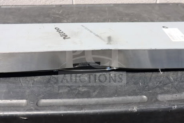 BRAND NEW Hatco GR-96 Glo-Ray 96" stainless steel single infrared warmer, out of box, infinite controls, 240V, 1,725W.