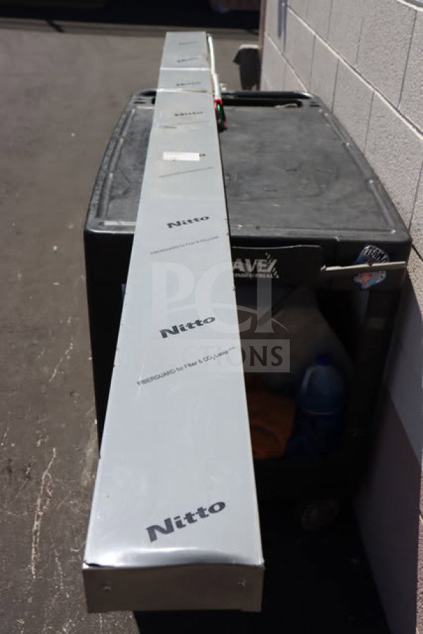 Brand new Hatco GR-96 Glo-Ray 96" stainless steel single infrared warmer. Features infinite controls, 240V, 1,725W. S/N: 7059292605.
