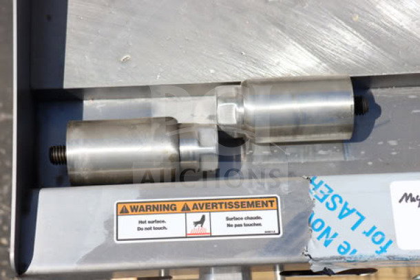 BRAND NEW SCRATCH-N-DENT Vulcan 72" LP Griddle, Model MSA72-102, 162,000 BTU, Snap-Action Controls, visible warning label.