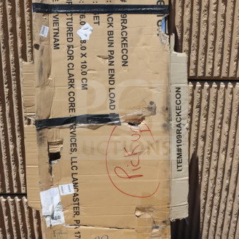 Brand new Steelton 109RACKECON 20 Pan End Load Bun/Sheet Pan Rack, unassembled. Damaged box.